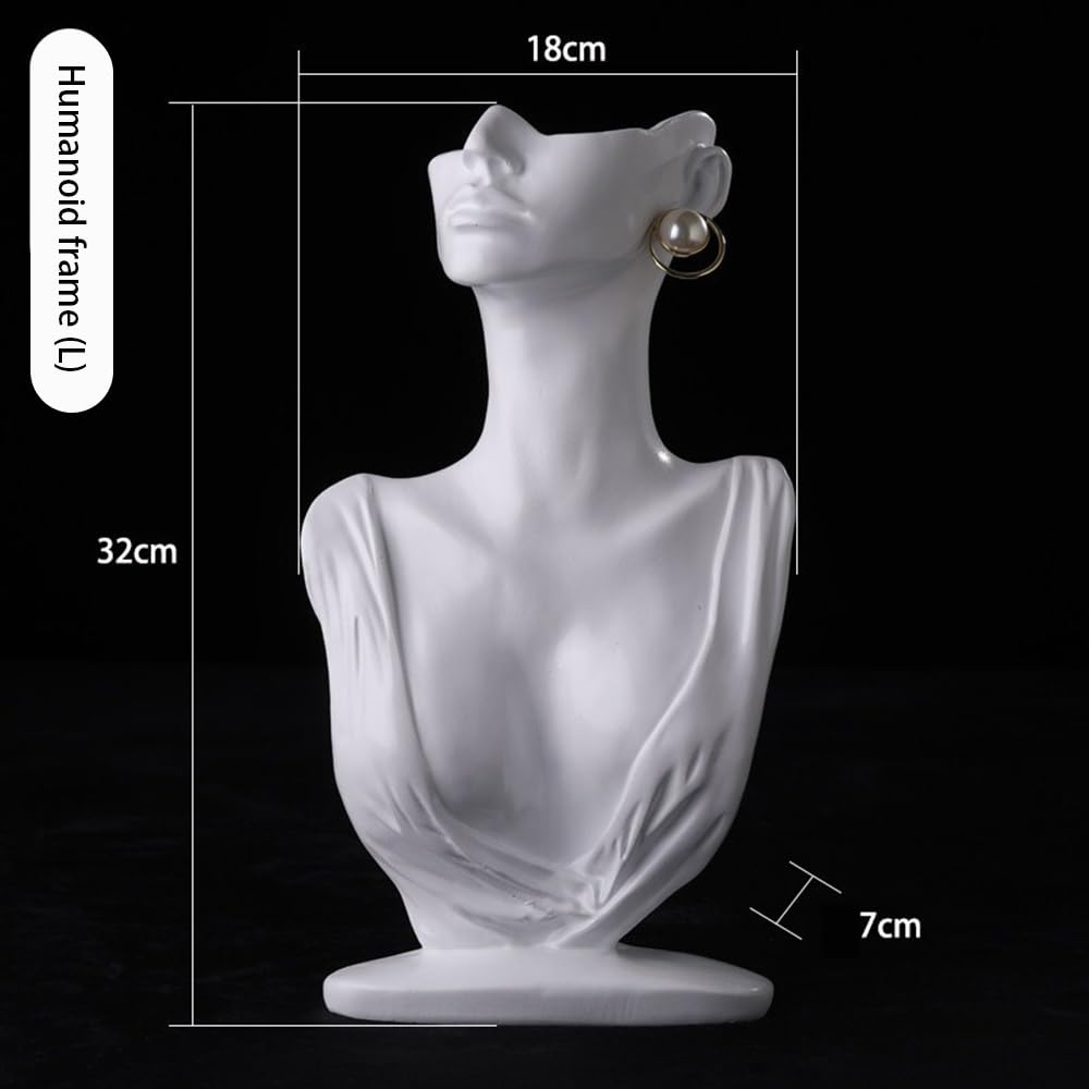 Armadi Portrait Model Jewelry Stand Earrings Rings Storage