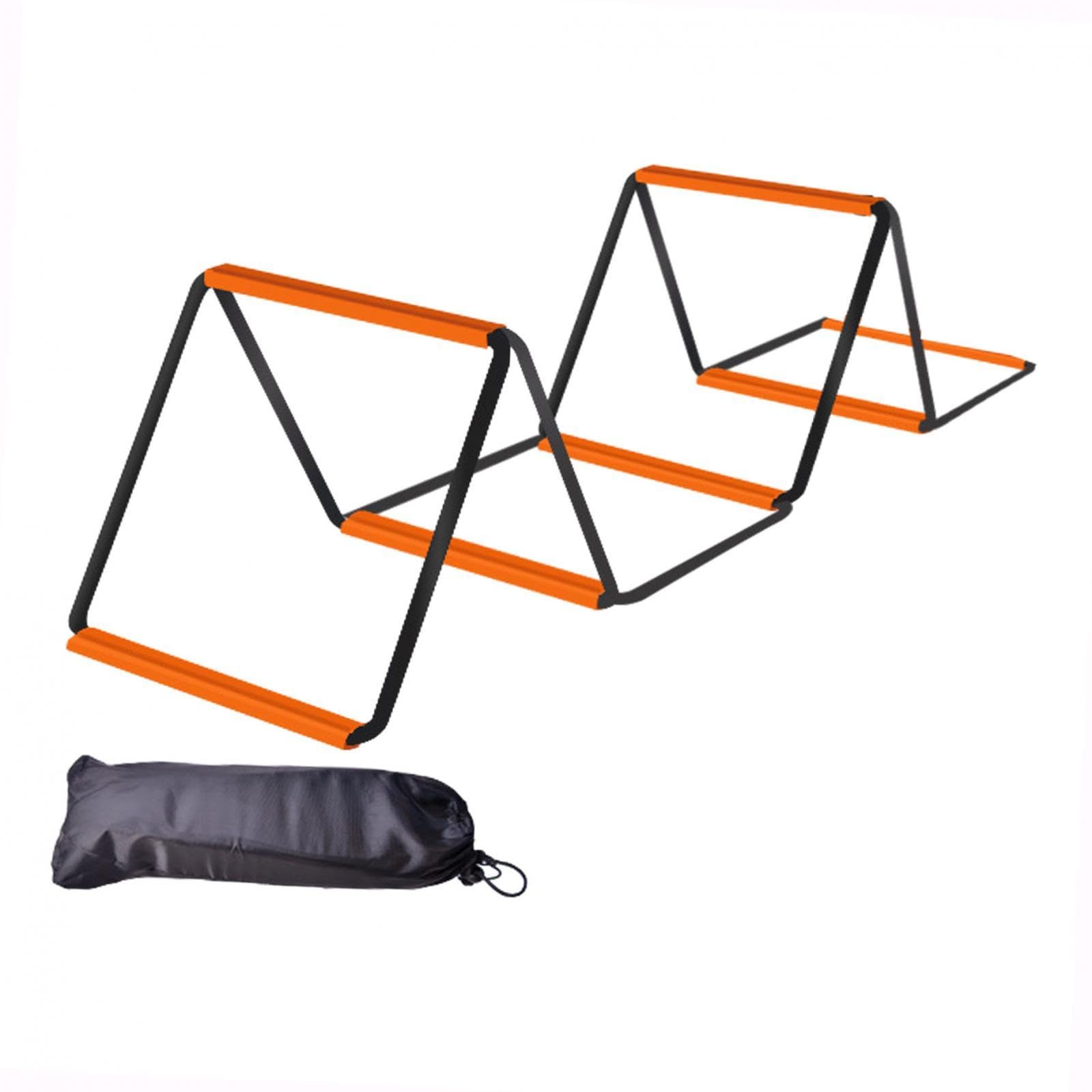 Enakshi® Agility Ladder Easily Set up Workout Folding Portable Football Footwork Ladder 6 Grids with Bag|Sporting Goods | Team Sports | Soccer | Training Aids-image-20