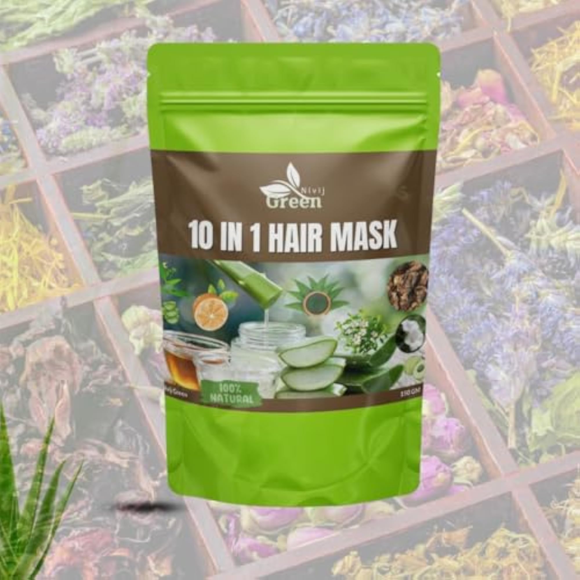 10 in 1 Herbal Hair Mask for Growth and Control