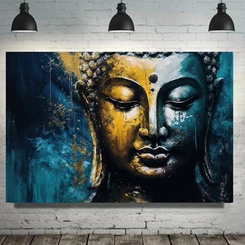Impression Bouddha 70x110cm pour habiller un grand mur vide avec elegance