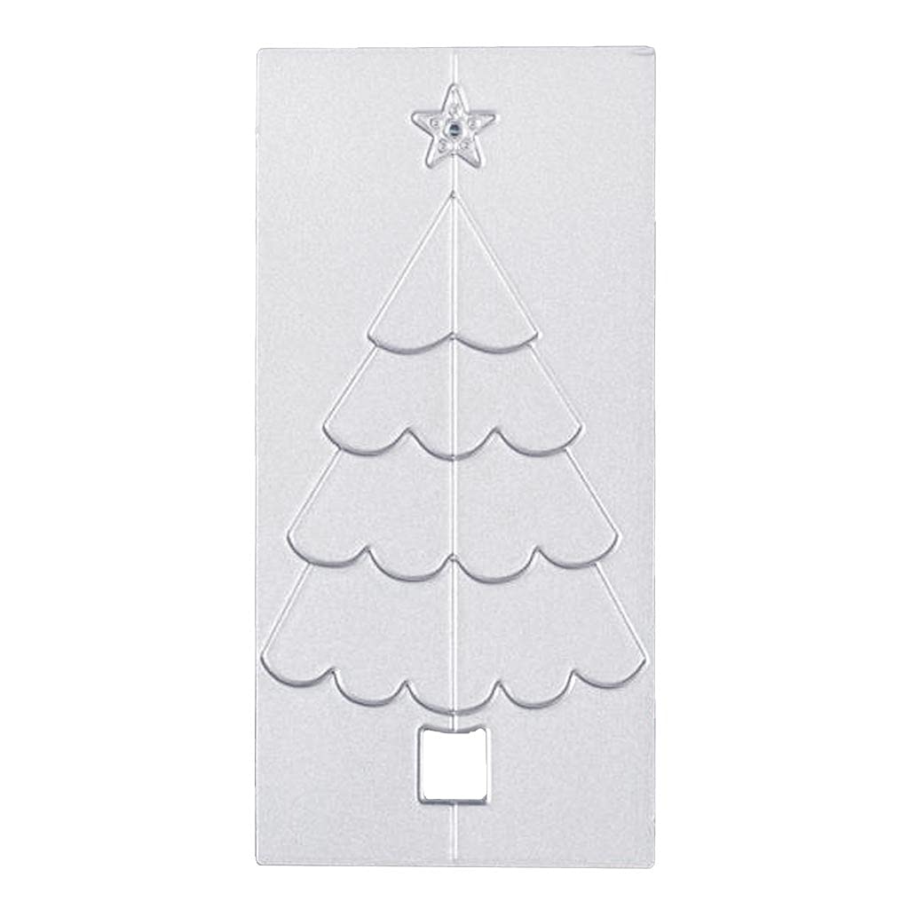 fexxkg 3D Christmas Tree Metal Cutting Dies Stencil Scrapbooking Album Paper Card