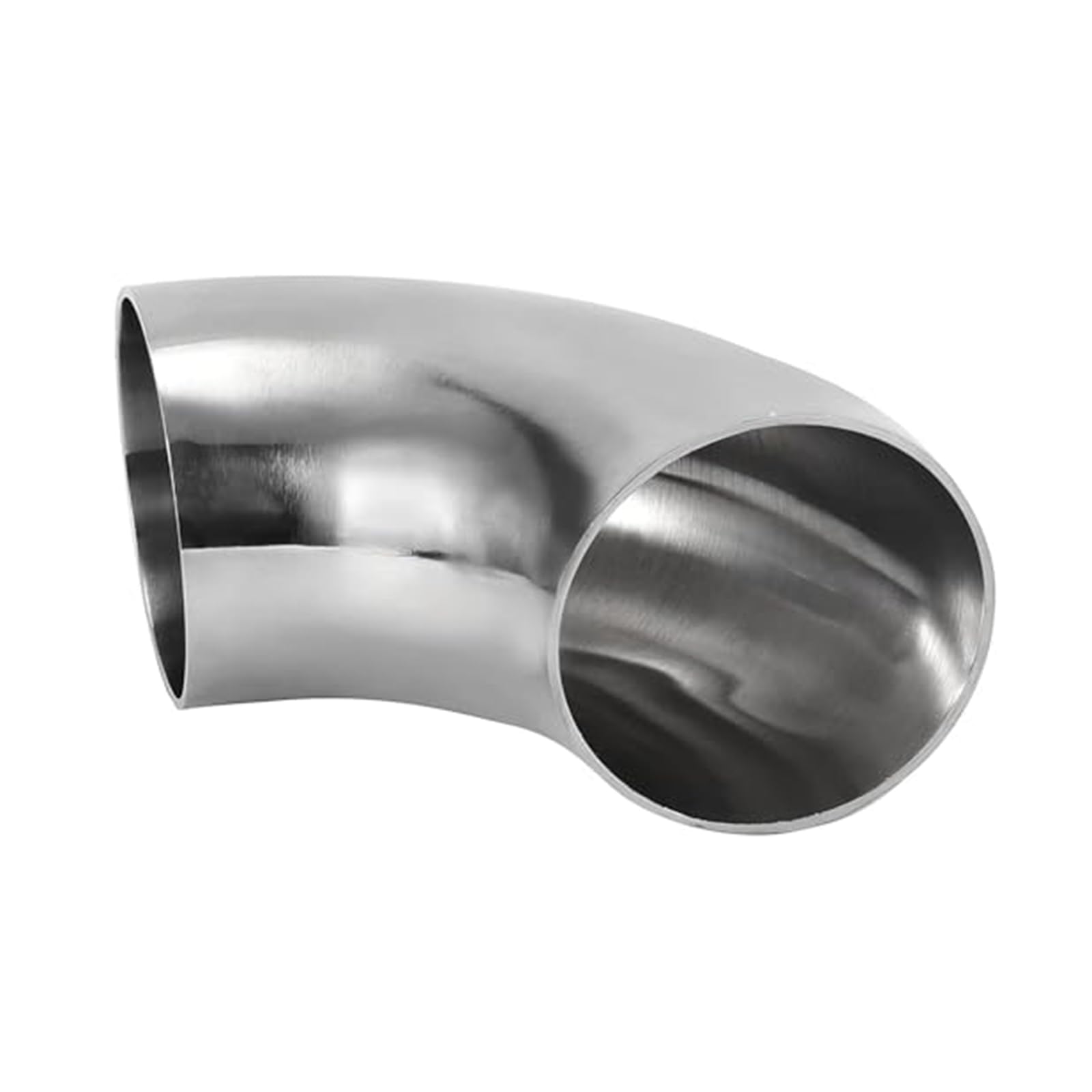 Gomito di scarico 90 gradi tubo in acciaio inox 63mm 2,5'' per auto