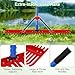 Lake Rake Pond Rakes Aquatic Weed Rakes,Weeds Rake for Pond or Lake with 7