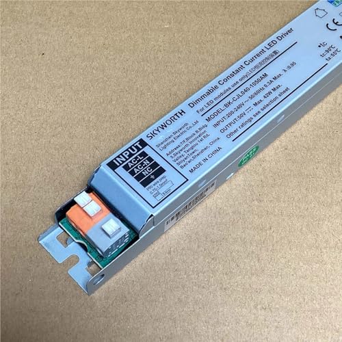 Pilote LED dimmable CC 1-10V avec switch DIP pour adapter l'intensité sans scintillement