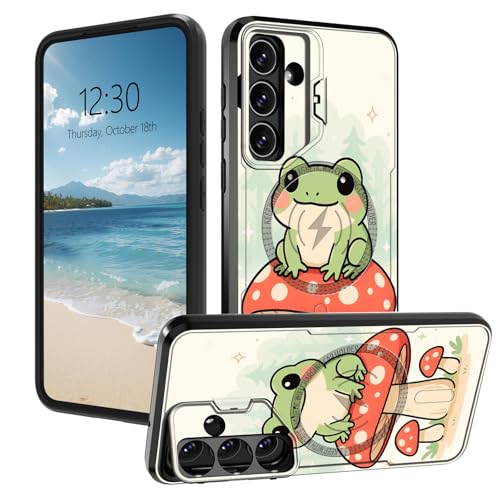Coque robuste Samsung S25 5G antichoc magnétique rigide 6.2 pouces avec béquille