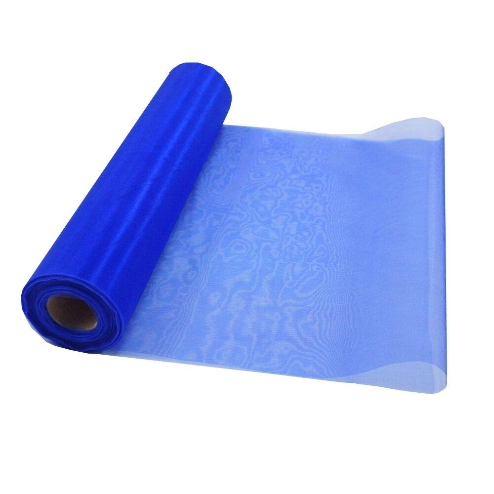 HoitoDeals Organza Roll Sheer Fabric For Wedding Chair Sash Bows Table Runner Party