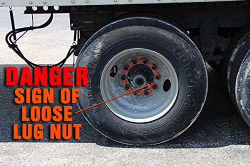 Image of AME INTL Checkmate Loose Wheel Nut Indicator, High Temperature - 33MM, orange