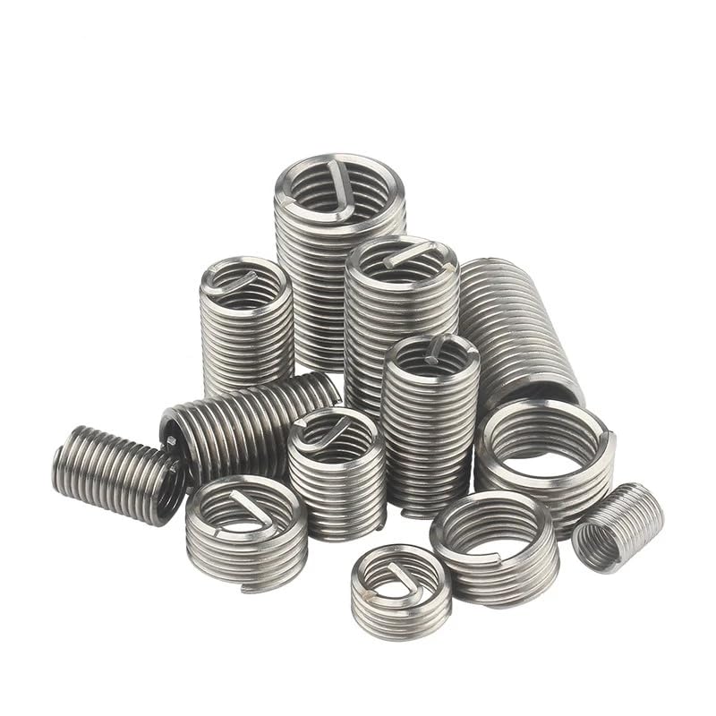 Inserto di riparazione filettato for boccola a vite 20 pezzi 4-40 1D-3D Filo in acciaio inossidabile 304 Inserti elicoidali(2.5D)