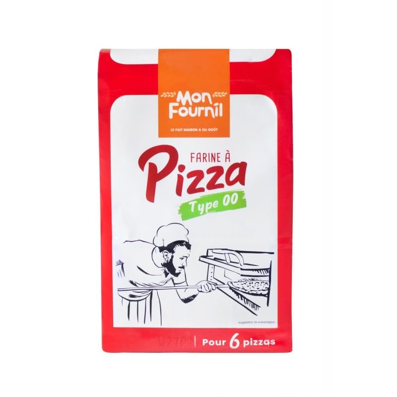 MON FOURNIL - Mon Fournil Farine À Pizza Type 00 1Kg - Lot De 4 - Vendu Par Lot