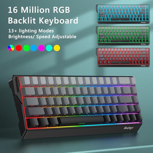 Teclado Mecánico Gamer BlueFinger 60% Inalámbrico miniatura 4