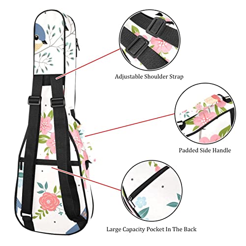 Sac de rangement pour ukulélé soprano antichoc évitant les rayures de transport