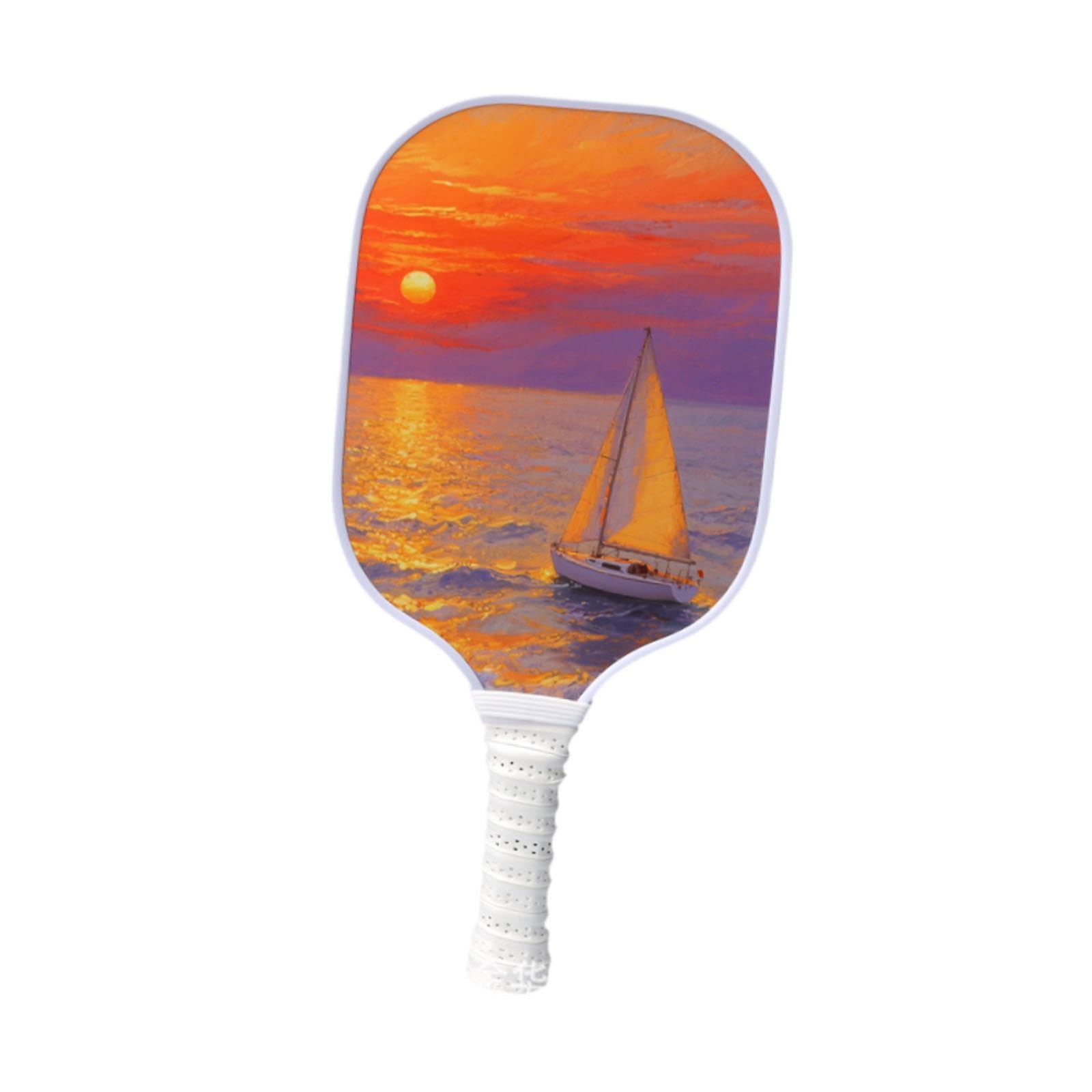 Fiberglass Pickleball Paddle Comfort Grip for Advanced Men Women Kids Adults Single Paddle-image-46