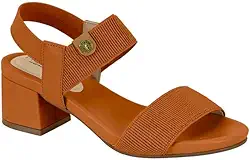 Sandália Feminina Modare Salto Blocado Calce Fácil