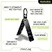 Frontline RO01 Reusable Hinged Roof Anchor | Heavy Duty D-Ring | OSHA & ANSI Compliant | High Strength Alloy Steel | Roofing Anchor with Nails Included (25 Units)