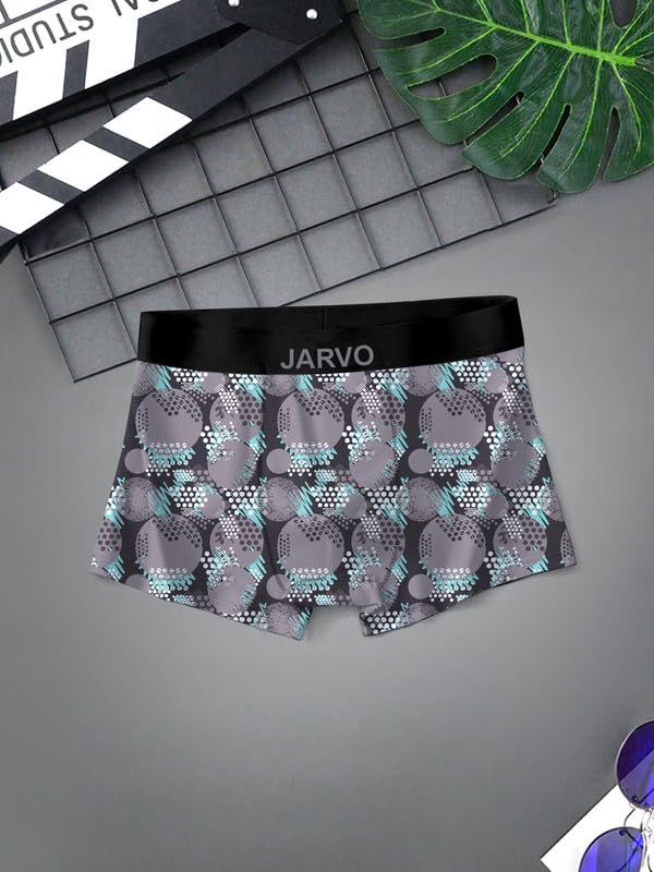 Image of JARVO Men's Nylon Fabric Plain Underwear - Comfortable, Breathable, and Stretchable Briefs-Pack Of-3-JI-0788