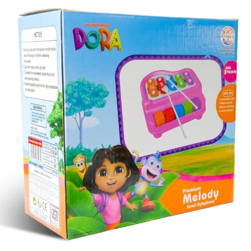 Image of 2-in-1 Piano & Xylophone Small Musical Toy for Kids, Colorful 5-Note Keys with Drumsticks, Battery-Free Musical Instrument Toy for Baby and Toddlers Ages 3+ Years (Paw Patrol)