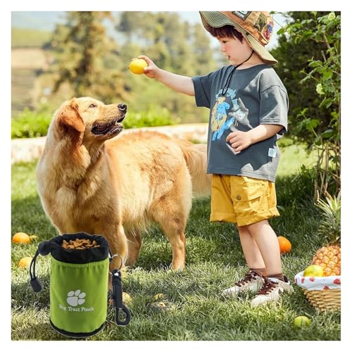 Bolsa de entrenamiento para perros negra con clip de nailon para cinturón 4