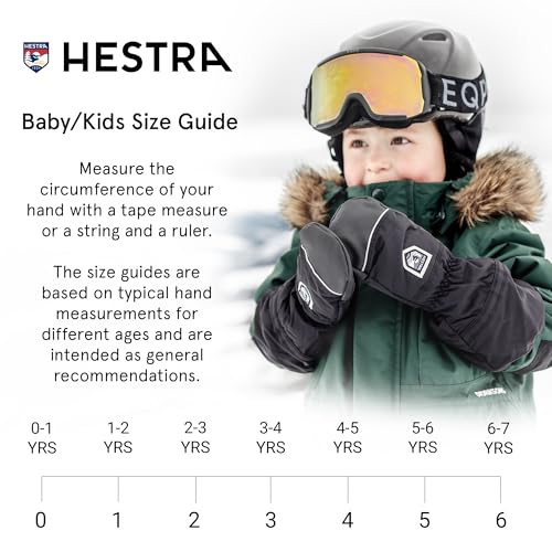 Hestra My First Mitt (Child 0-4yrs) I Waterproof, Insulated Winter Mittens for Babies & Toddlers for Snow or Cold Weather2