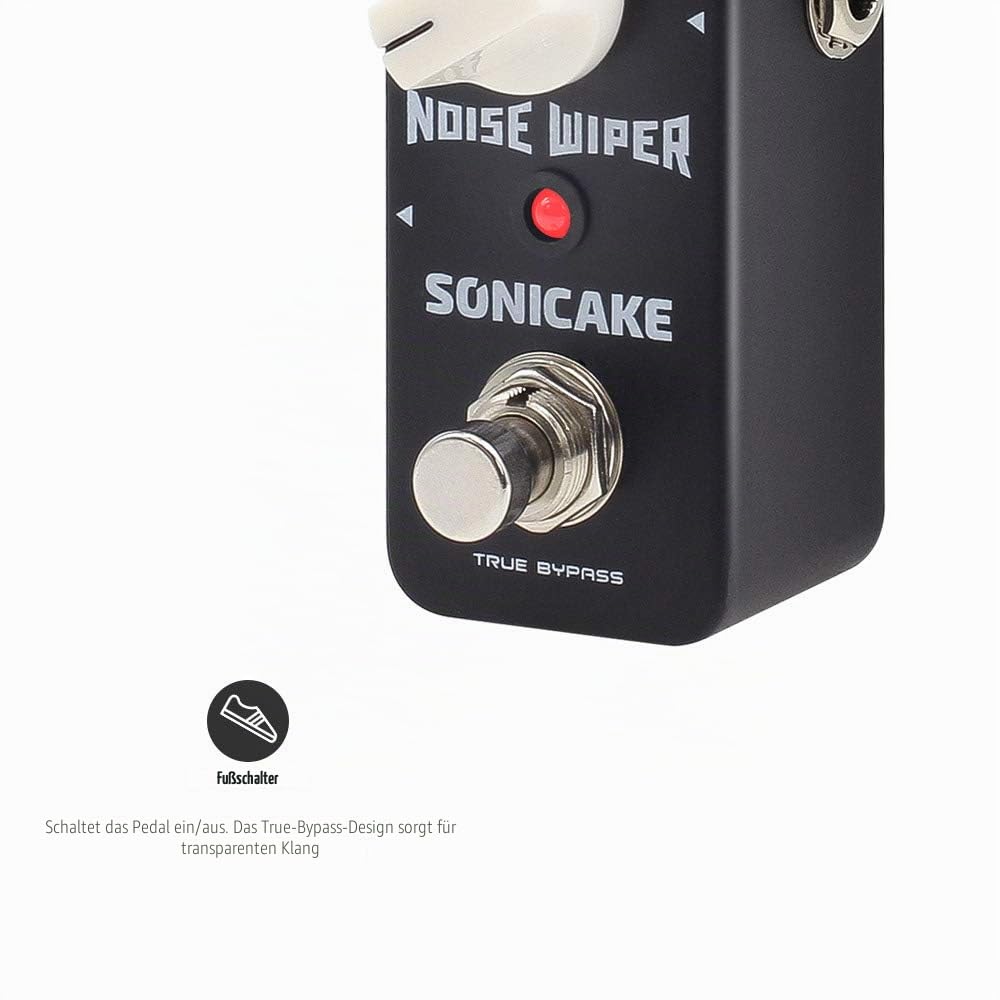 SONICAKE Noise Pedal Noise Gate Gitarre Effektpedal 2 Modi Noise Wiper True Bypass