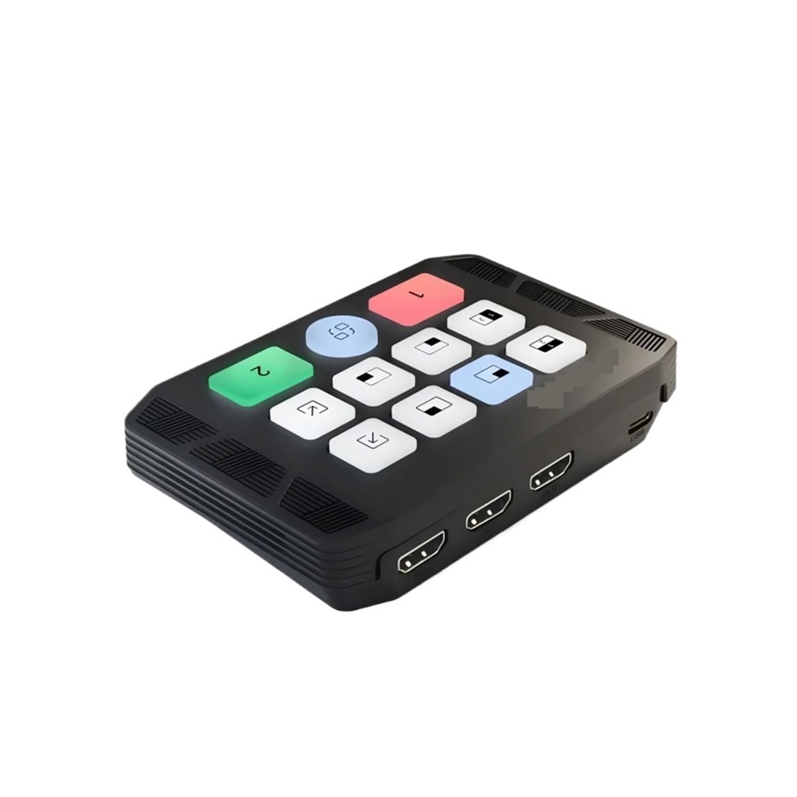 Digitalkonverter, M2 2-Kanal-4K-USB-3.0-Capture-Karten-Umschalter, Dual-Bit-4K-Dual-Screen, 3,5-mm-Eingang