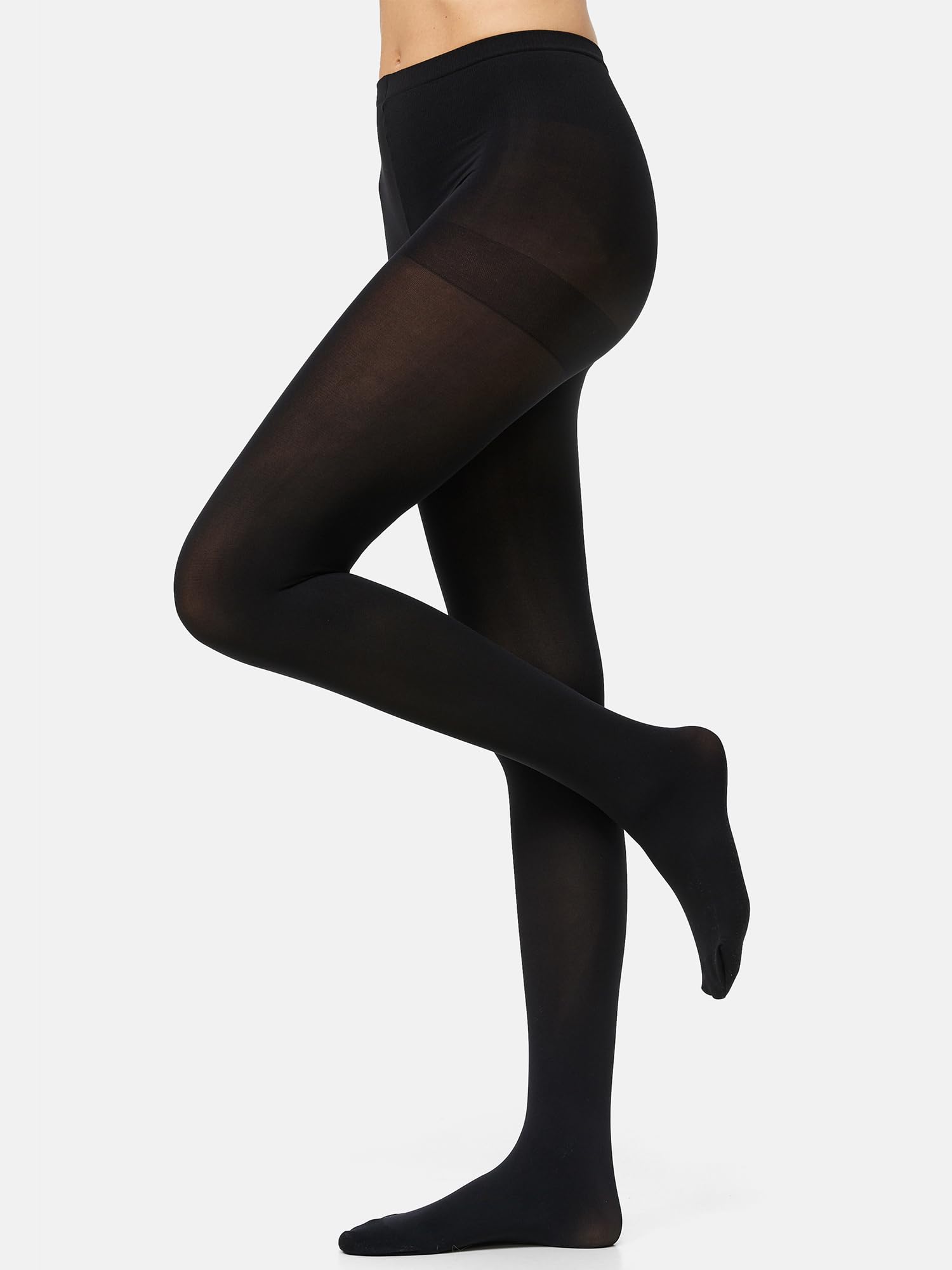 NUR DIE Damen Feinstrumpfhose Mehrpack Warm & Transparent Nylon Supersitz Wohlig-Warm Große Größen Halterlos Seidenfein Strumpfware Feinstrickhose