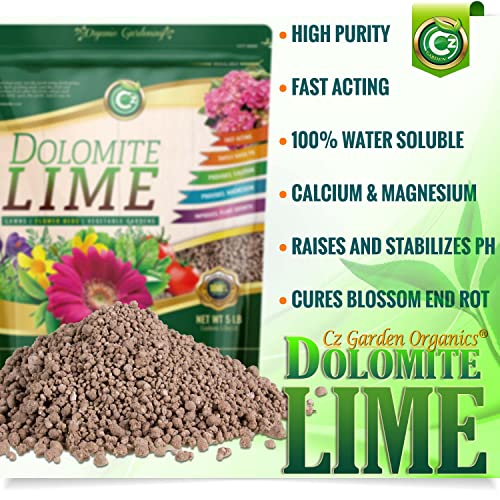 Organic Dolomite Lime Made in USA Garden Soil Amendment Fertilizer