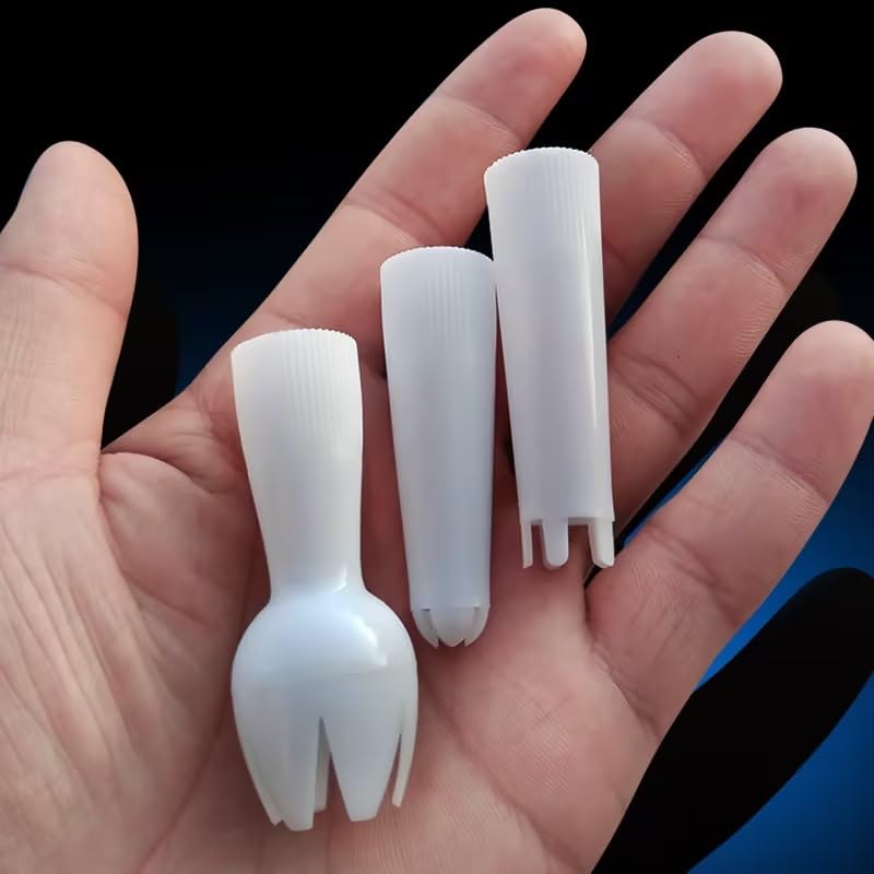 3Pcs White Set Whip Cream Dispenser Head Whipped Nozzle Mounting Mouth Base Tips Dinning Bar Whip Cream Special Head Cream Chargers and Whippers Specialty Tools and Gadgets