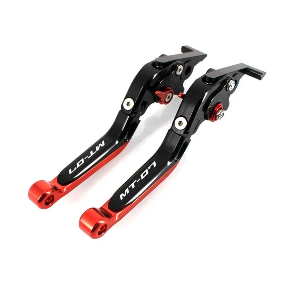 Prsdfg H Brake Clutc Levers Andle Motorcycle Accessories For Mt-07 Mt07 Fz-07 2014-2024 Adjustable Foldable Extendable Motorbike Brakes Clutc Levers