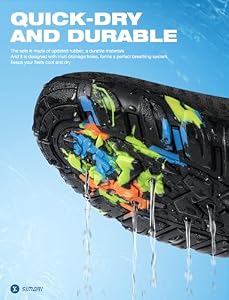 SIMARI Chaussures Aquatiques à Séchage Rapide Homme Et Femme WP001 - Idéales Plage Et Sports Nautiques