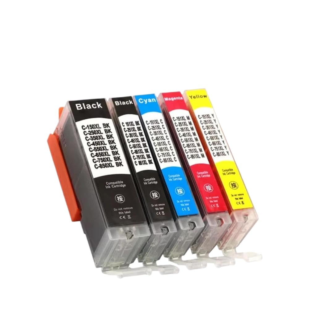 Cartouche PGI 150 CLI 151 compatible pour imprimante Canon Pixma MG5510