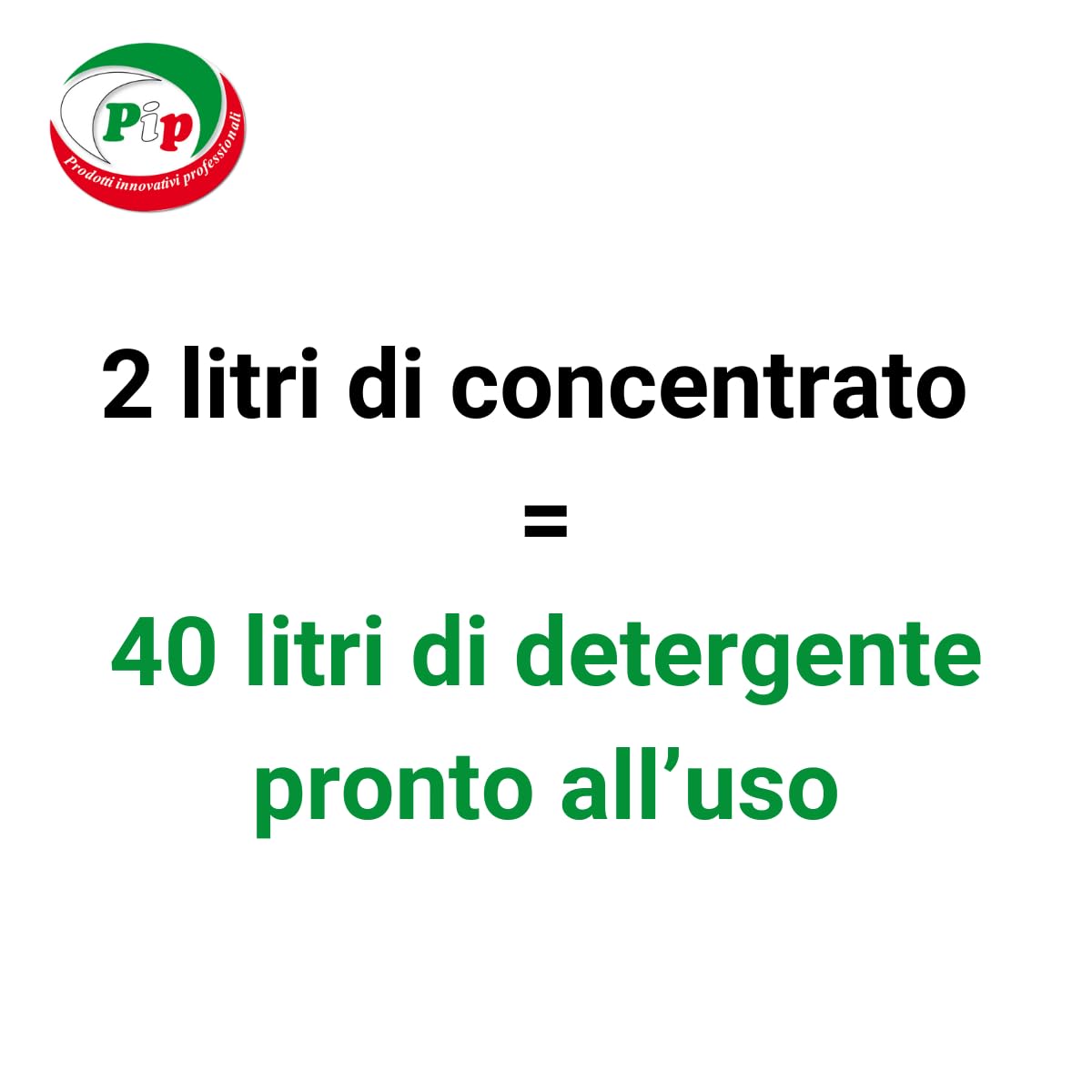 PIP Sgrassatore Professionale Degreaser Strong A-84, Disincrostante, Kit 2pz. da 1L, Concentrato pari a 40 litri di prodotto pronto all'uso, Pulizia Pavimenti, Superfici in Teflon, Forni in Acciaio
