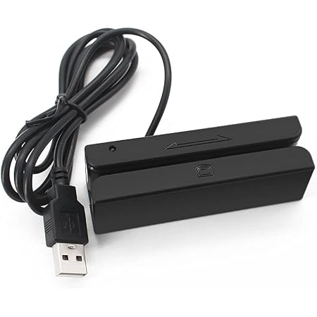 Etekjoy MSR605x Lettore E Scrittore Di Carte Magnetiche USB – 3 Tracce, Hi-co E Lo-co, Per Windows E Mac