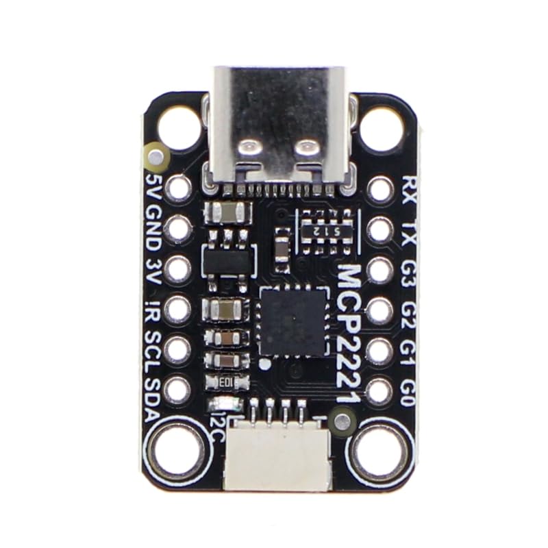 Modulo Convertitore ADC, Convertitori Analogico-Digitale di Interfaccia USB-GPIO ADC I2C MCP2221A