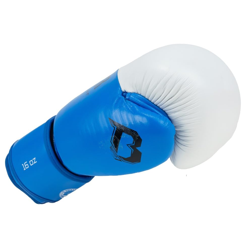Booster - Guanti da boxe – Thunder Series 2 – blu/bianco – 16 oz
