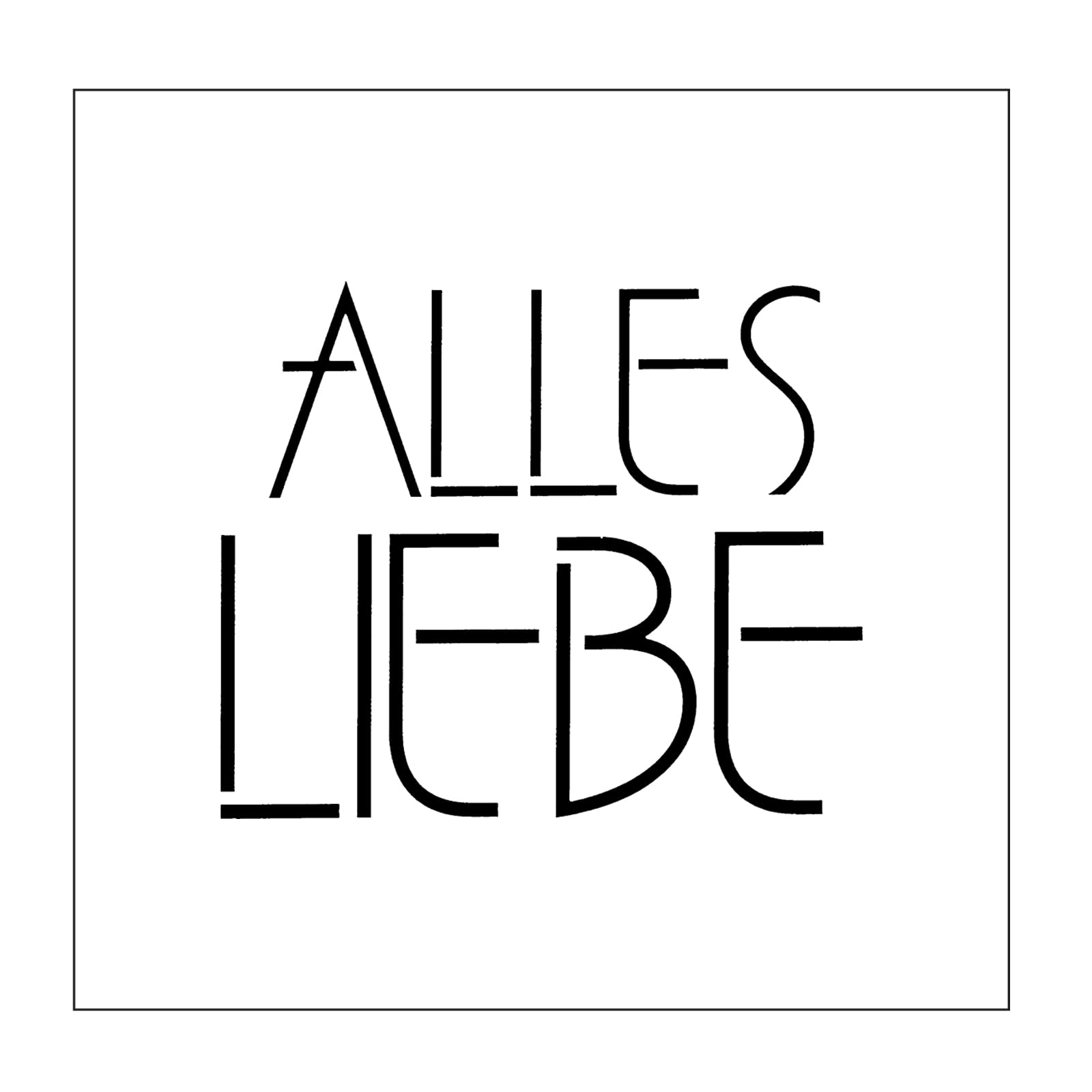 Vaessen Creative Art Stencil Stencil, White, 15 x 15 cm