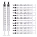 NUOBU 60Pcs 1ml/cc Pipette Syringes, Luer Slip Tip Plastic Glue Applicator, No Needle, Non Sterile, Great for Refilling and Measuring Oil Dispensing Transfering Tiny Amount of Liquids