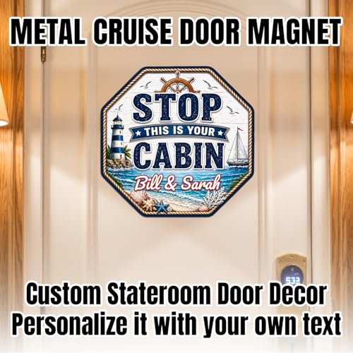 Imán decorativo para puerta de crucero personalizado miniatura 4