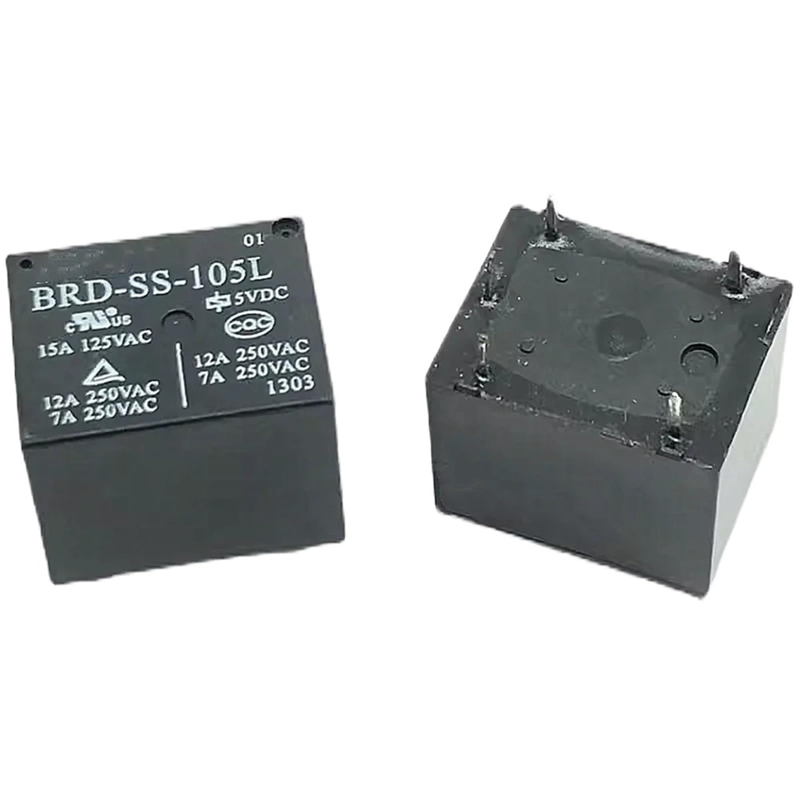 Relais 5 broches 5V BRD-SS-105L de commutation pour circuit imprimé electronique lot de 5 pièces
