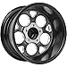 JEGS SSR Mag Wheel 15” x 8” | 5 x 4.75” Wheel Bolt Pattern Spacing | 4.5” Backspacing | Gloss Black Powder Coat | 3.27” Center Bore | Includes Center Cap