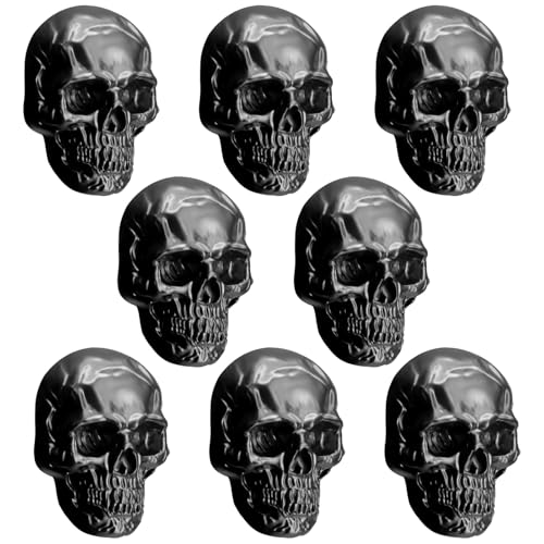 8 imanes decorativos calavera estilo gótico vintage