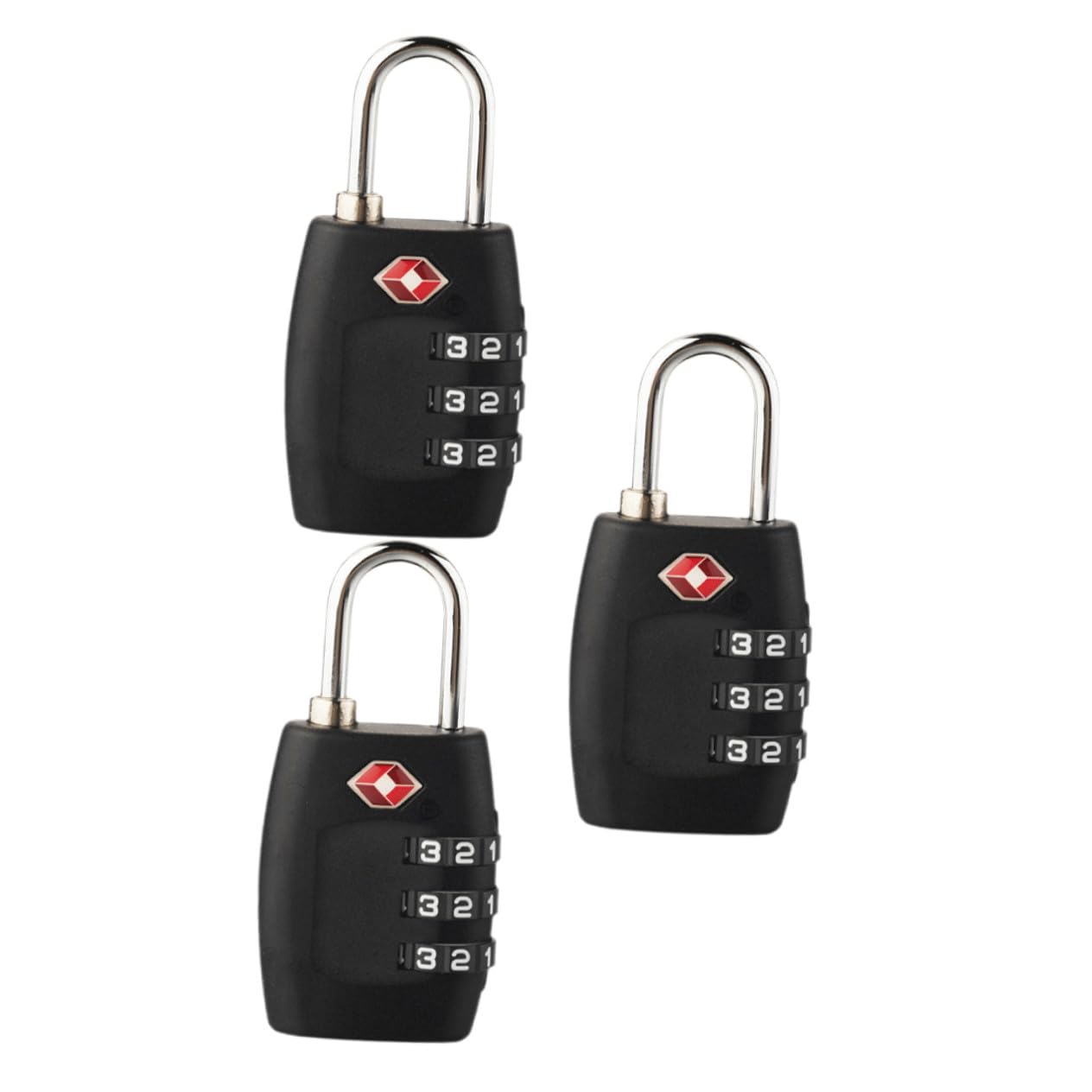 Angoily 15pezzi Lucchetti Combinazione Per Valigie Serrature Per Bagagli Zaini e Borse Facili Da Usare Chiave Design Elegante e Pratico Per Viaggi e Attività Quotidiane