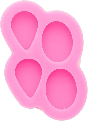 Miniatura 6 de Mini aretes de lágrima superbrillantes y forma ovalada, molde de silicona, molde de resina, llavero de bricolaje, moldes epoxi, fabricación de