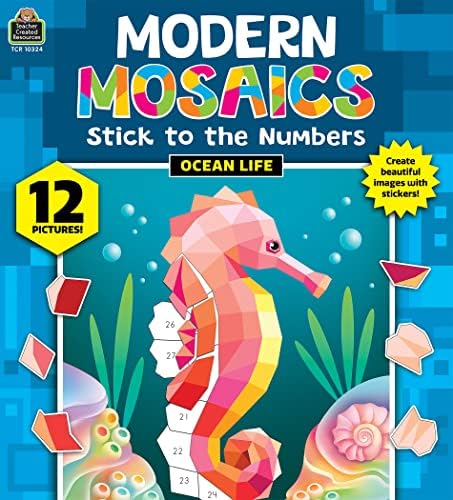 Teacher Created Resources Ocean Life Modern Mosaics Stick to The ...