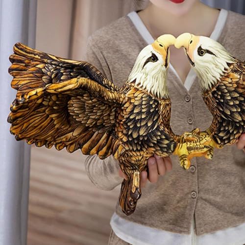 Image of Bald Eagle 28 CM Soft Toys for Kids | Plush Soft Toys for Baby Boys and Girls| Best Gift | Bald Eagle Soft Toy for Kids -Multicolor 28 CM Long