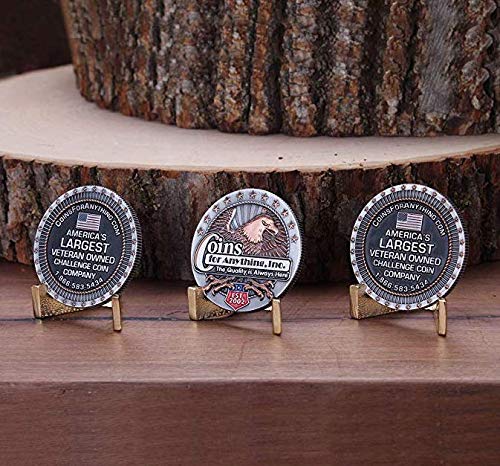 Soporte para monedas dorado brillante 6 unidades miniatura 4