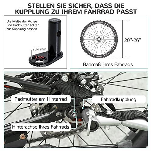 PawHut Hundeanhänger Fahrradanhänger Hundetransporter Hunde Fahrrad Anhänger Blau+Schwarz 130 x 73 x 90 cm