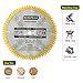 OVERPEAK 10 Inch Finish Miter Saw Blade General 80 Tooth Purpose Metal Wood Saw Blades with 5/8 Inch Arbor Ripping Saw Blade
