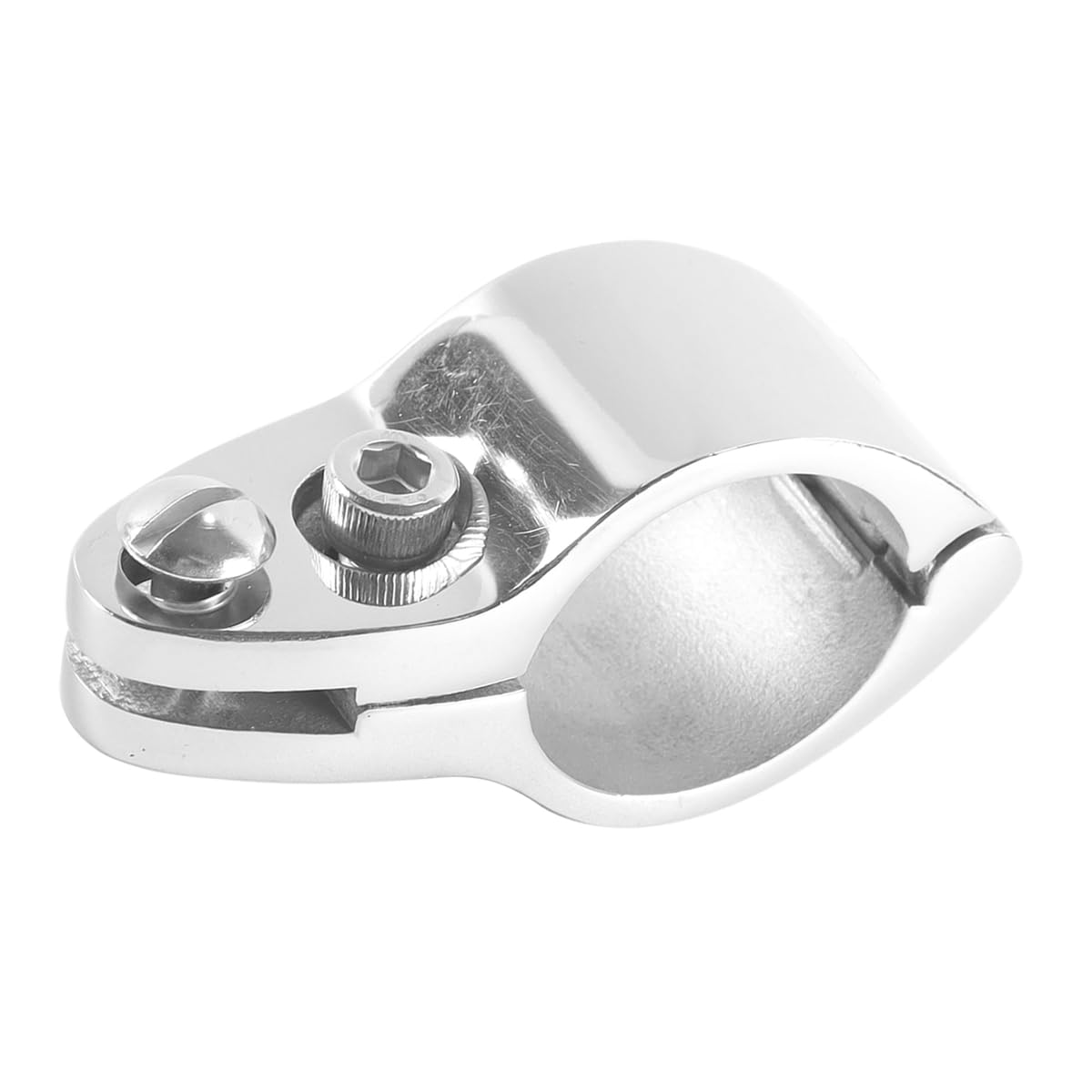 Teron 2 Stück Edelstahl Scharnier Rohrschelle Boot Bimini Top Folding Jaw Slide Jaw Slide Hardware Rohrschelle für Boote Bimini 32mm