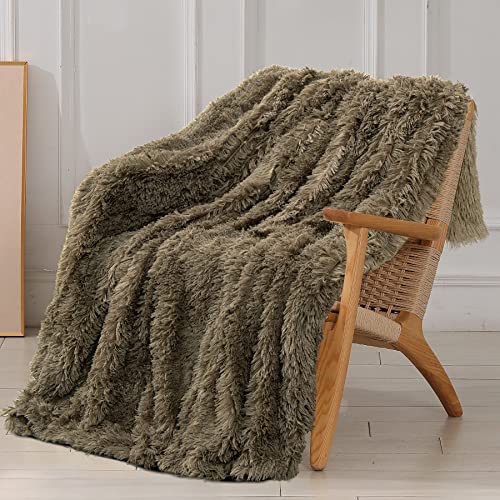 Tuddrom Decorative Extra Soft Faux Fur Blanket Queen Size 80