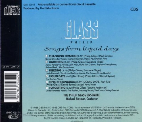 Songs From Liquid Days